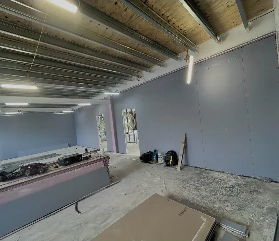 Office floor boarded out